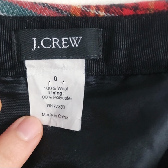 J.Crew wool plaid skirt - Picture 3 of 3